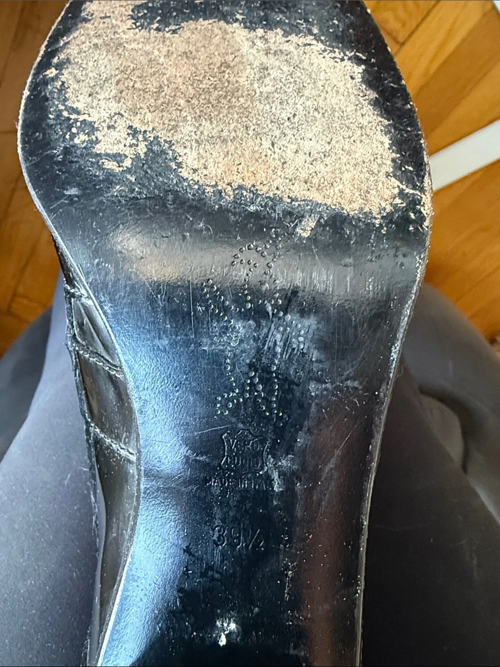 Marni Black Patent Knee-High Women's Boots sz 39.5